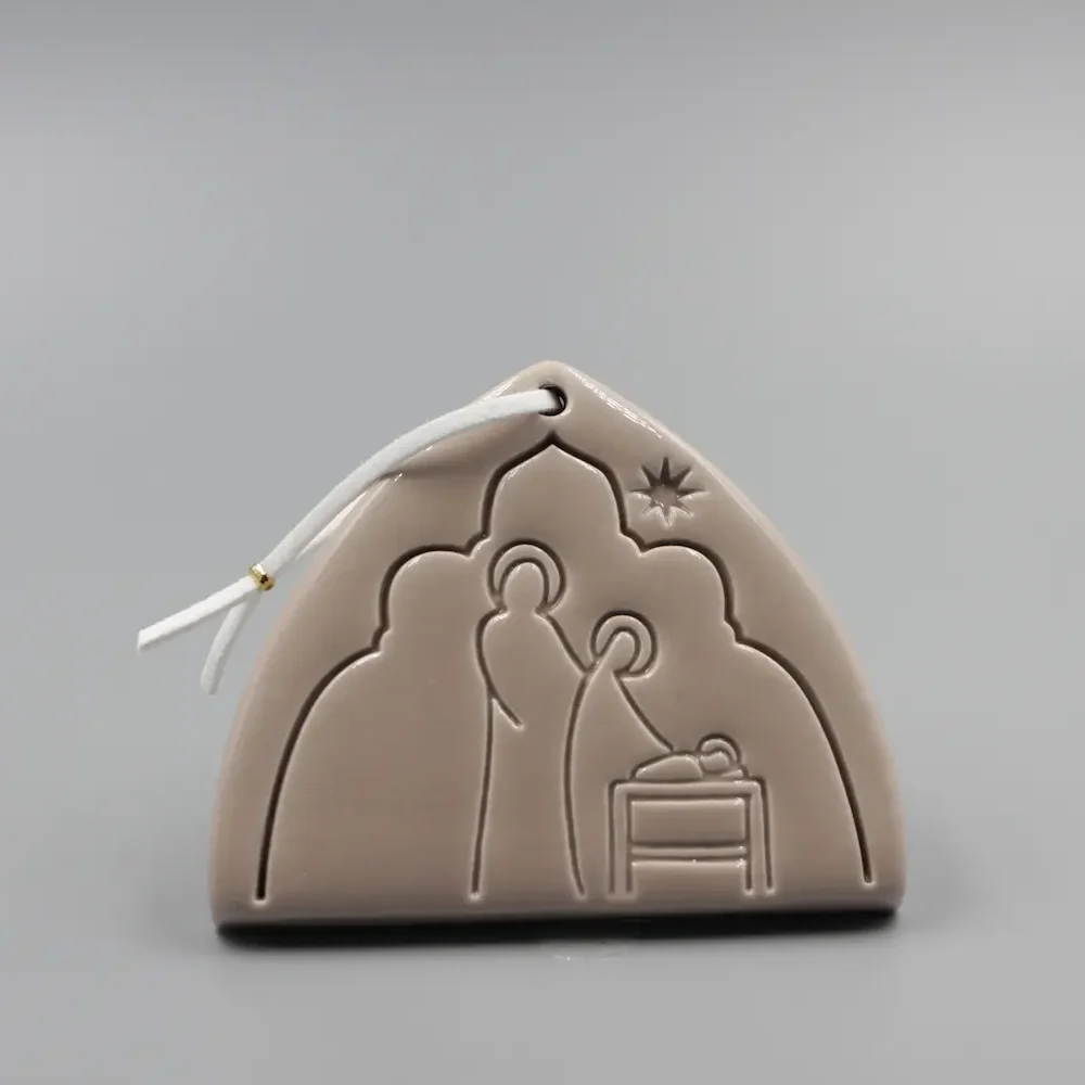 Crèche Arche - Taupe & Fil Blanc