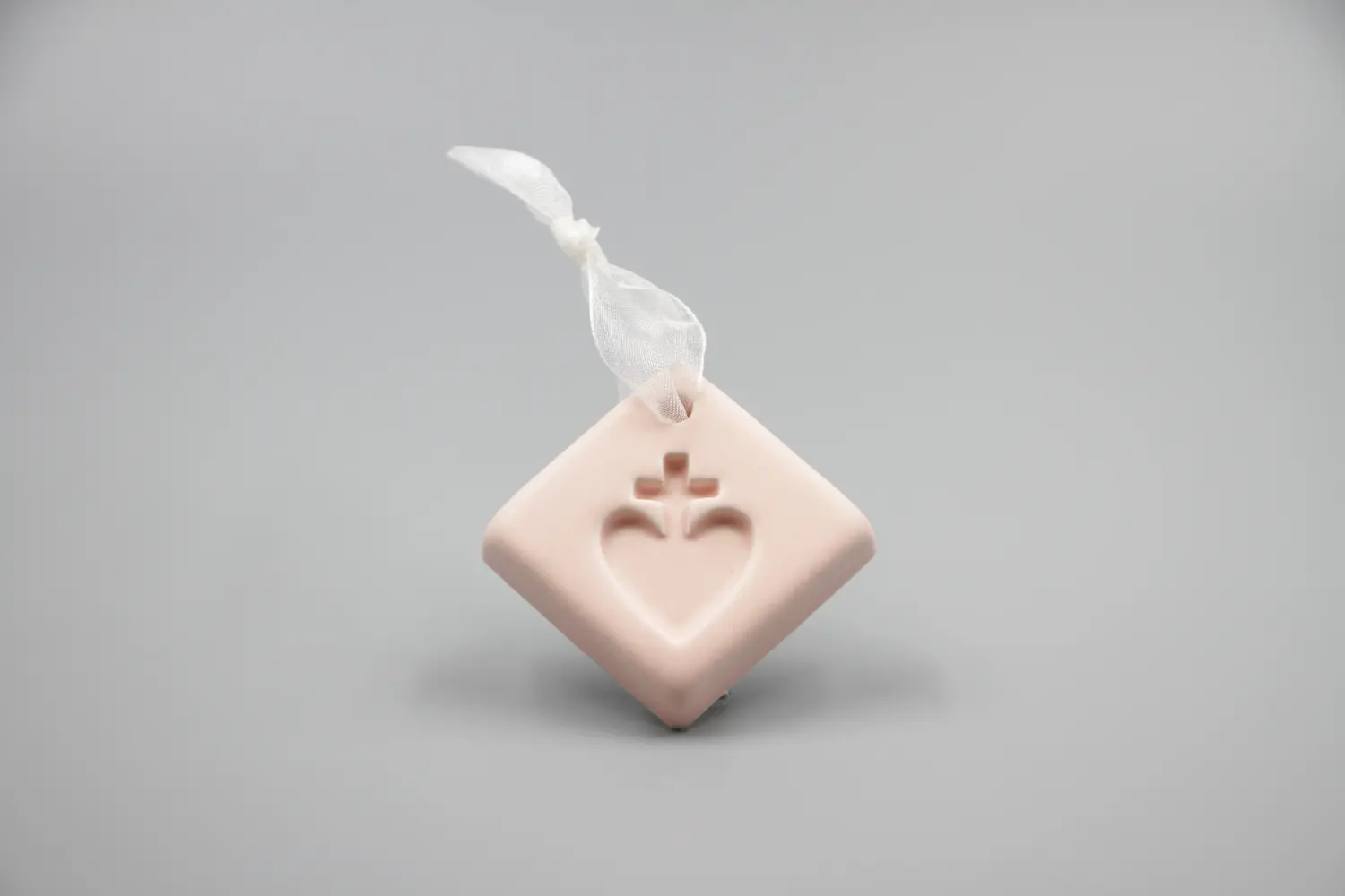 Bébé Sacré Coeur - Rose Poudré & Cordon Liberty