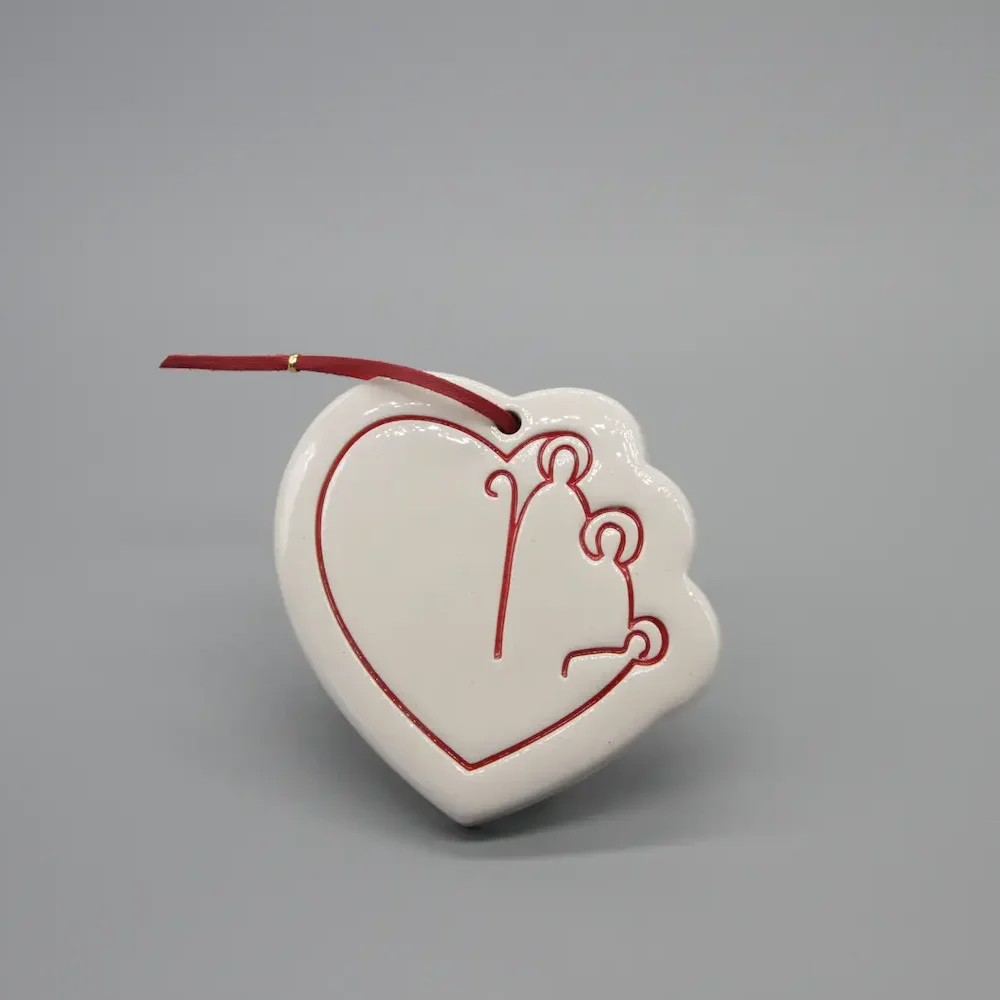 Coeur Sainte Famille - Rouge